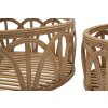 Mauro Ferretti Set de plateaux Fuji 3 pièces Ø 50x16-40x14-30x12 cm brun