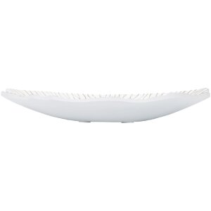Mauro Ferretti Coupe décorative 37x34x6 cm blanc