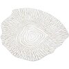 Mauro Ferretti Coupe décorative 37x34x6 cm blanc