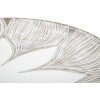 Mauro Ferretti Plateau décoratif Atene Polyresin White Wash Ø 35,5x4,4 cm Boho Chic