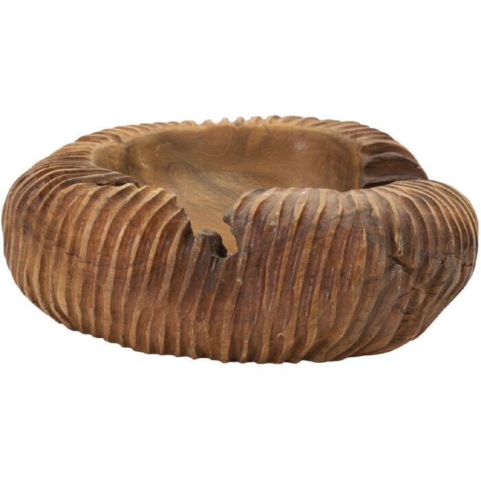 Mauro Ferretti Coupe décorative Garit 37x40x16 cm brun
