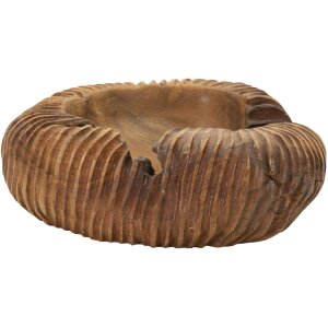 Mauro Ferretti Coupe décorative Garit 37x40x16 cm brun