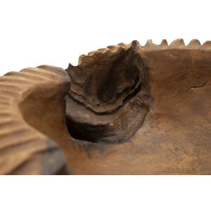 Mauro Ferretti Coupe décorative Garit 37x40x16 cm brun