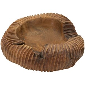 Mauro Ferretti Coupe décorative Garit 37x40x16 cm brun
