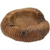 Mauro Ferretti Coupe décorative Garit 37x40x16 cm brun