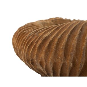 Mauro Ferretti Coupe décorative Garit Ø32x11 cm brun