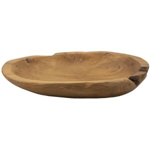 Mauro Ferretti Coupe décorative Wahan 43x38x7 cm brun