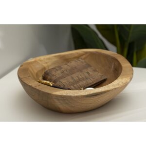 Mauro Ferretti Coupe décorative Tipic Ø 25x5 cm brun