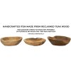 Mauro Ferretti Coupe décorative Tipic Ø 25x5 cm brun