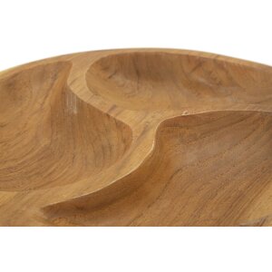 Mauro Ferretti Coupe décorative 3 pièces Ø 25,5x3 cm brun