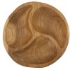 Mauro Ferretti Coupe décorative 3 pièces Ø 25,5x3 cm brun