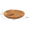 Mauro Ferretti Coupe décorative 3 pièces Ø 25,5x3 cm brun