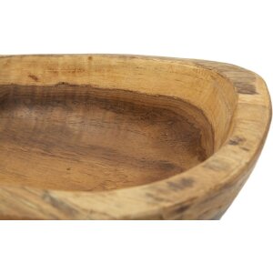 Mauro Ferretti Coupe décorative cuillère 36x16x8 cm brun