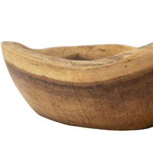 Mauro Ferretti Coupe décorative cuillère 36x16x8 cm brun