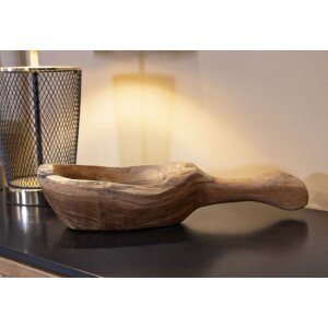 Mauro Ferretti Coupe décorative cuillère 36x16x8 cm brun