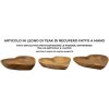 Mauro Ferretti Coupe décorative Kiha en forme de cœur 27x29x4 cm brun