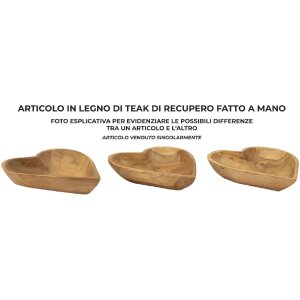 Acheter Mauro Ferretti Coupe décorative Kiha en forme de cœur 18x22x4,5 cm
