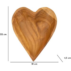 Acheter Mauro Ferretti Coupe décorative Kiha en forme de cœur 18x22x4,5 cm
