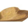 Mauro Ferretti Coupe décorative Kiha en forme de cœur 15x17x3,5 cm brun