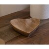 Mauro Ferretti Coupe décorative Kiha en forme de cœur 15x17x3,5 cm brun