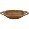 Mauro Ferretti Coupe décorative Wan 37x26,5x7 cm brun