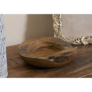 Mauro Ferretti Coupe décorative Erusi Ø 20x6 cm brun