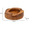 Mauro Ferretti Coupe décorative Erusi Plus Ø 21x6 cm brun
