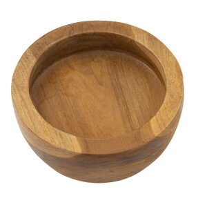 Tray Erusi Simple Teak Ø 15x9,5 cm Marron Teck...
