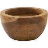 Tray Erusi Simple Teak Ø 15x9,5 cm Marron Teck recyclé fait main
