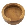 Tray Erusi Simple Teak Ø 15x9,5 cm Marron Teck recyclé fait main