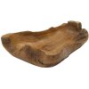 Mauro Ferretti Coupe décorative Narro 40x29x10 cm brun