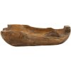 Mauro Ferretti Coupe décorative Narro 40x29x10 cm brun