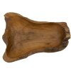 Mauro Ferretti Coupe décorative Narro 40x29x10 cm brun