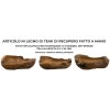 Mauro Ferretti Coupe décorative Narro 40x29x10 cm brun