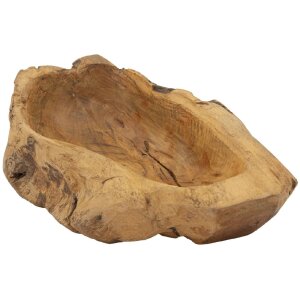 Mauro Ferretti Coupe décorative Narro 31x21x8 cm brun