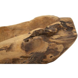 Mauro Ferretti Coupe décorative Narro 31x21x8 cm brun