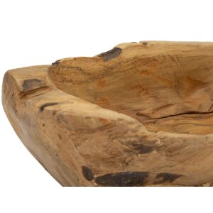 Mauro Ferretti Coupe décorative Narro 31x21x8 cm brun