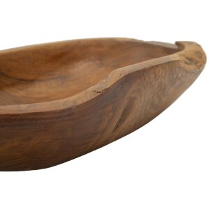 Mauro Ferretti Coupe décorative Narro 30x15x5,5 cm brun