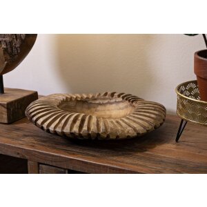 Mauro Ferretti Coupe décorative Geris Ø 35x7 cm brun