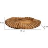 Mauro Ferretti Coupe décorative Geris Ø 35x7 cm brun