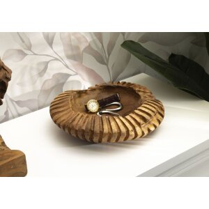 Mauro Ferretti Coupe décorative Geris Ø 29x7 cm brun