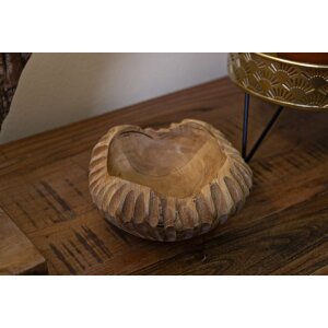 Mauro Ferretti Coupe décorative Geris Ø19x8 cm brun