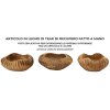 Mauro Ferretti Coupe décorative Geris Ø19x8 cm brun