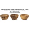 Mauro Ferretti Coupe décorative Butot Ø15x8 cm brun