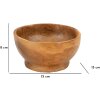 Mauro Ferretti Coupe décorative Butot Ø15x8 cm brun
