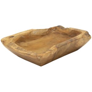 Mauro Ferretti Coupe décorative Kutak 25x19x7 cm brun