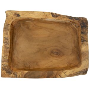 Mauro Ferretti Coupe décorative Kutak 25x19x7 cm brun