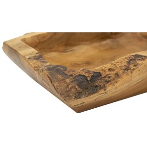 Mauro Ferretti Coupe décorative Kutak 25x19x7 cm brun