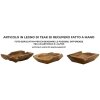 Mauro Ferretti Coupe décorative Kutak 25x19x7 cm brun