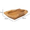 Mauro Ferretti Coupe décorative Kutak 25x19x7 cm brun